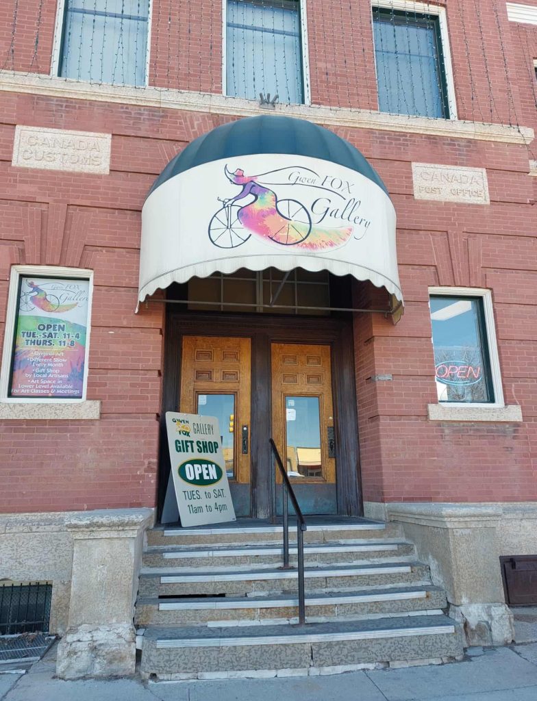 Colour image of the exterior of the Gwen Fox Gallery