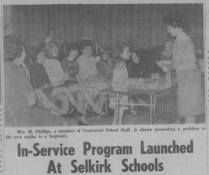 In-Service Program Launched at Selkirk Schools