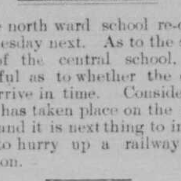 Desks Delayed, 1907, Selkirk Weekly Record Desks Delayed