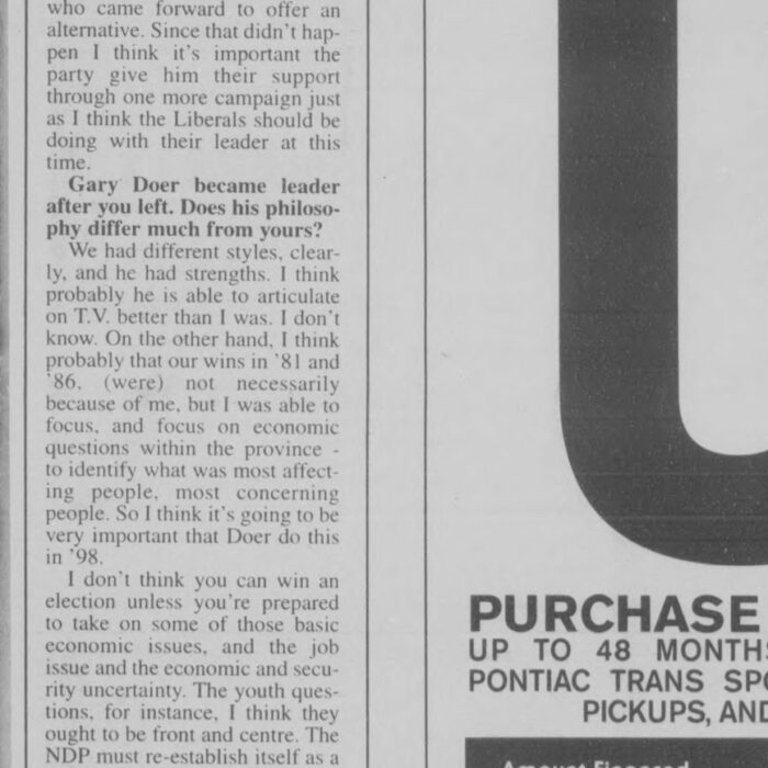 On the Record, Pt. 4, 1997, Selkirk Journal On the Record, Pt. 4