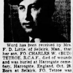 Charles Tetroe Obituary