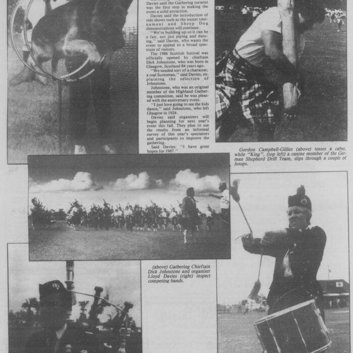 Organizers to Build on Gathering, 1986, Selkirk Journal Organizers to Build on Gathering
