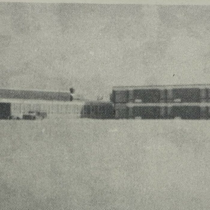 Selkirk Collegiate Institute, Date Unknown, Lord Selkirk School Division No 11 25th Anniversary Calendar A black and white image of Selkirk Collegiate Institute