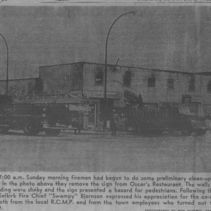 Fire Damage to Oscar's Restaurant