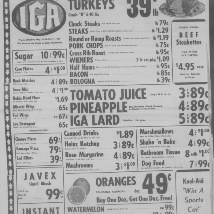 Sarbit's IGA Flyer