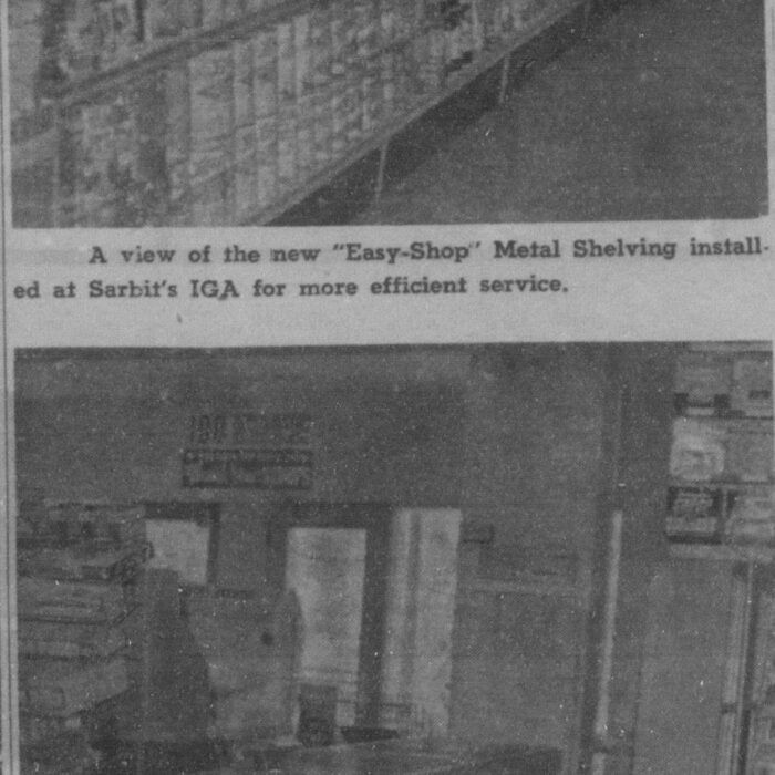 Black and white photo of Sarbit's interior