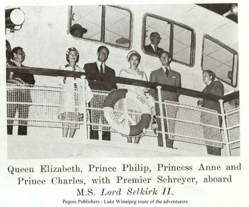 The Royal Family Aboard the M.S. Lord Selkirk II