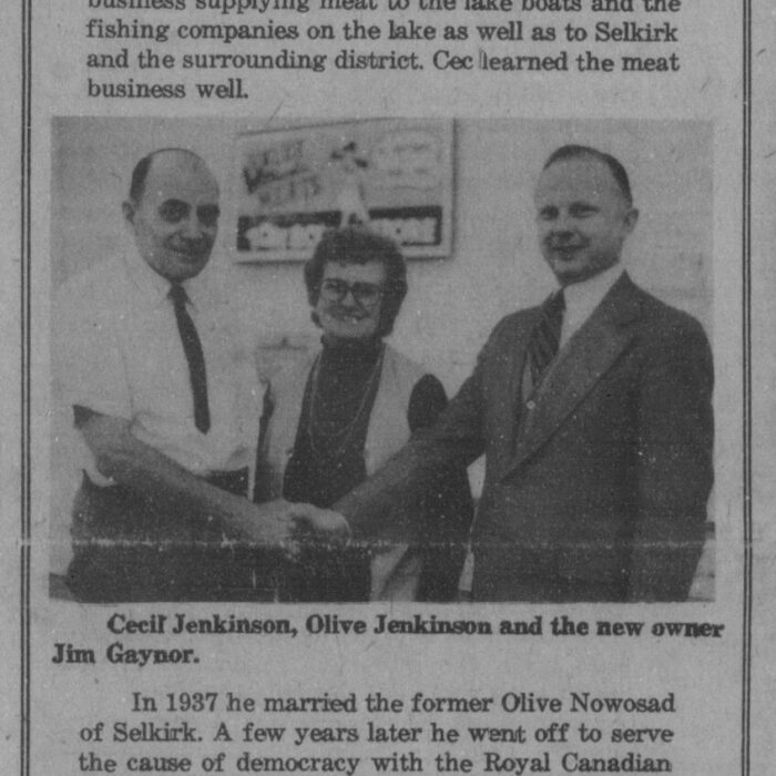 Cecil Jenkinson Retires