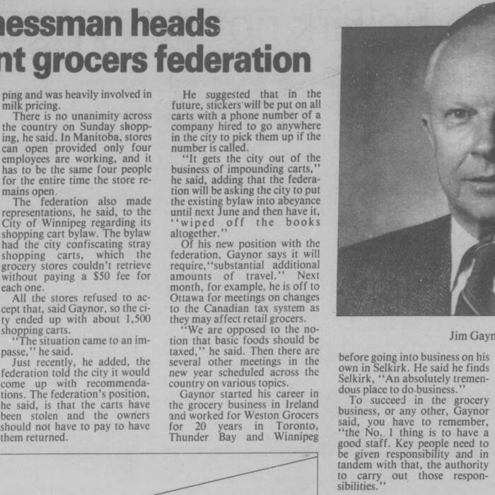 Local Businessman Heads Independent Grocers Federation
