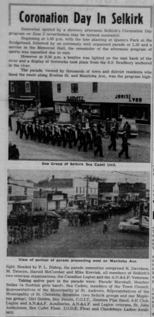 Coronation Day Parade in Selkirk