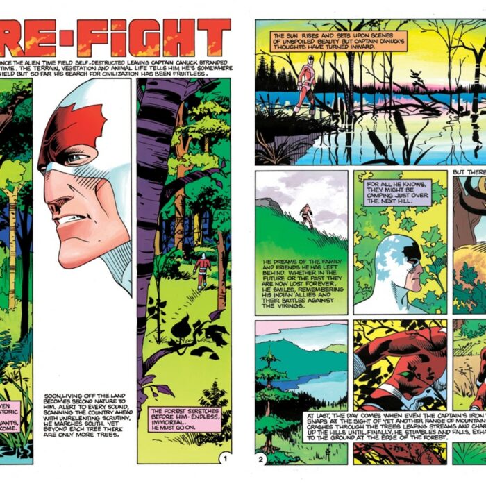 The First Two Pages of Captain Canuck #14