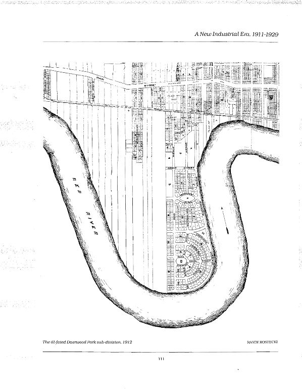 Daerwood Park Subdivision Map