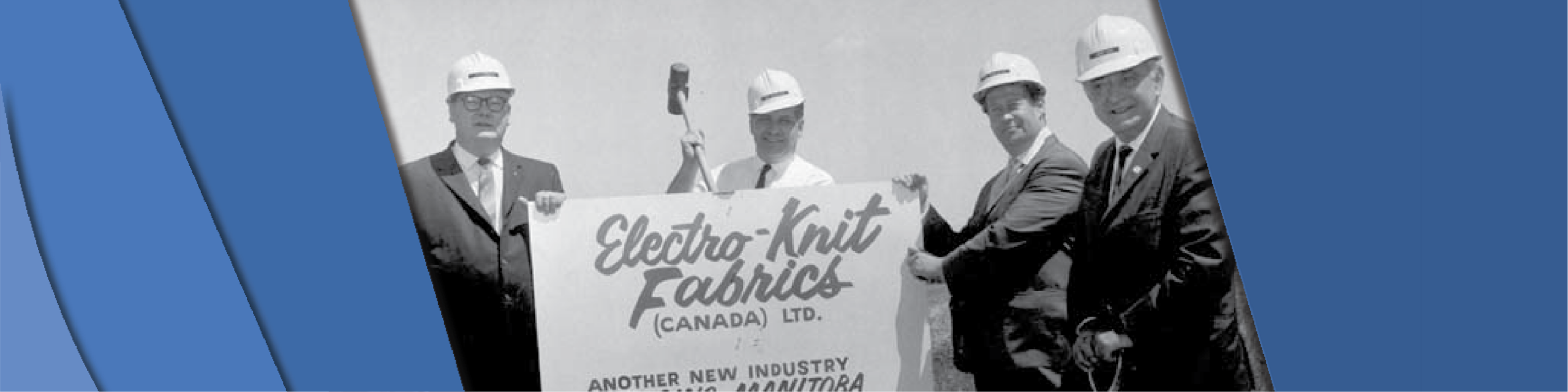 Electro-Knit Banner