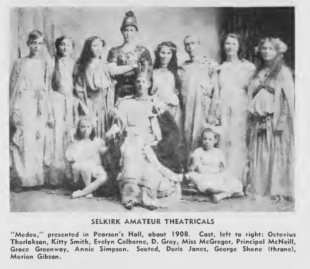 Black and white photo of a group of people
