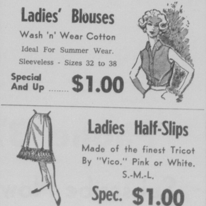 Sol Epstein's Flyer, 1959, Selkirk Enterprise Sol Epstein's Flyer